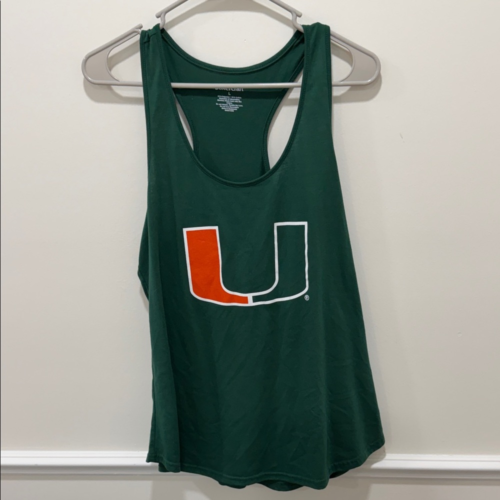 Super soft Miami Hurricanes Flowy Tank Top